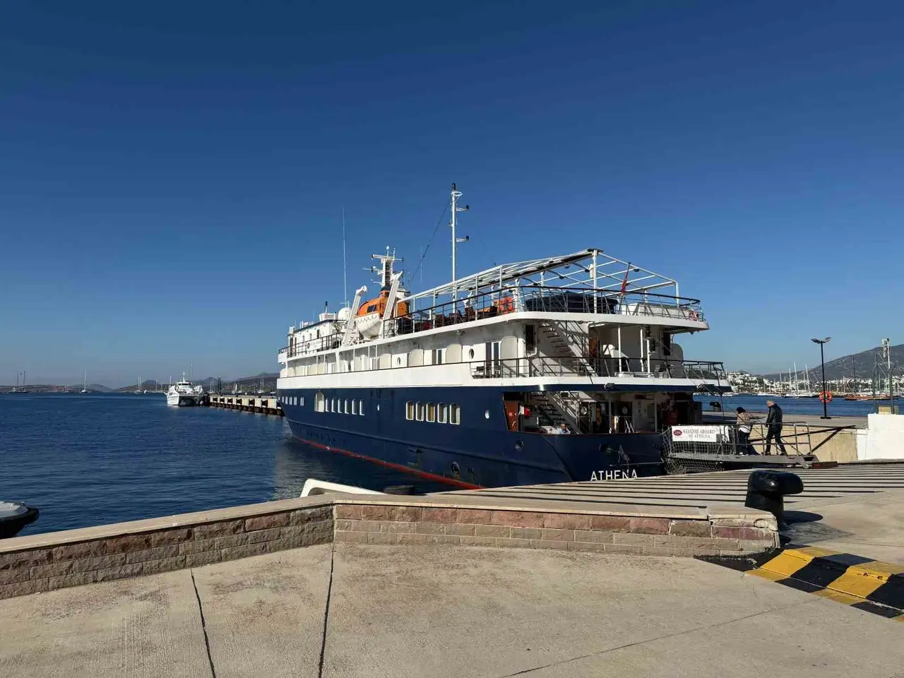 Bodrum’a Athena kruvaziyeriyle 46 turist geldi