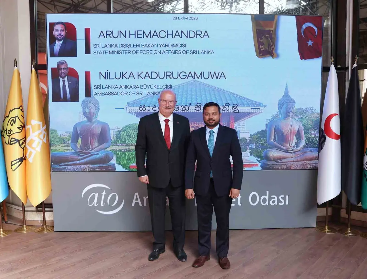 Sri Lanka’dan Türk iş insanlarına ‘ihalelerimize katılın’ daveti
