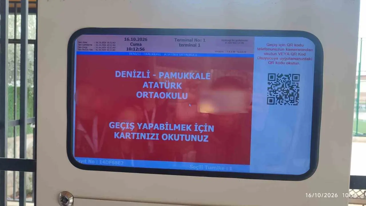 Denizli’de okullarda dedektörlü güvenlik seferberliği
