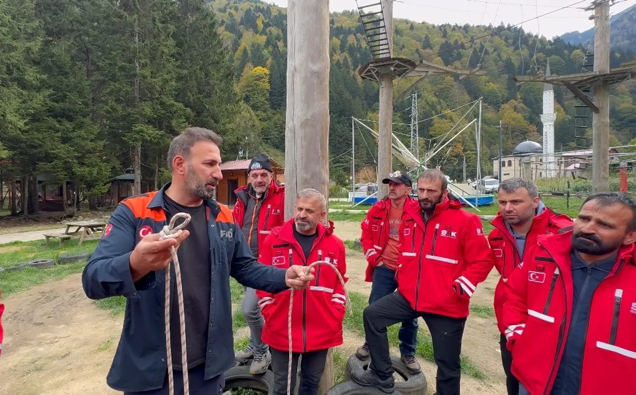 Solaklı Vadisi’nde 40 kişilik arama kurtarma ekibi afetlere hazırlanıyor