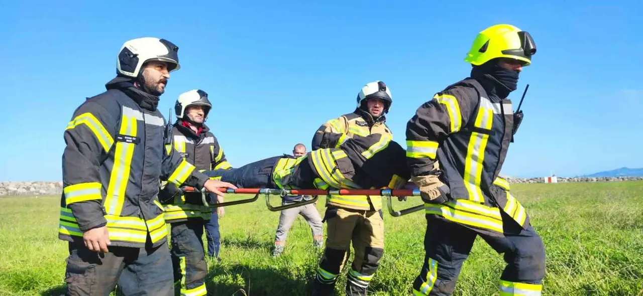 Ordu-Giresun Havalimanı’nda uçak kazası ve yangın tatbikatı