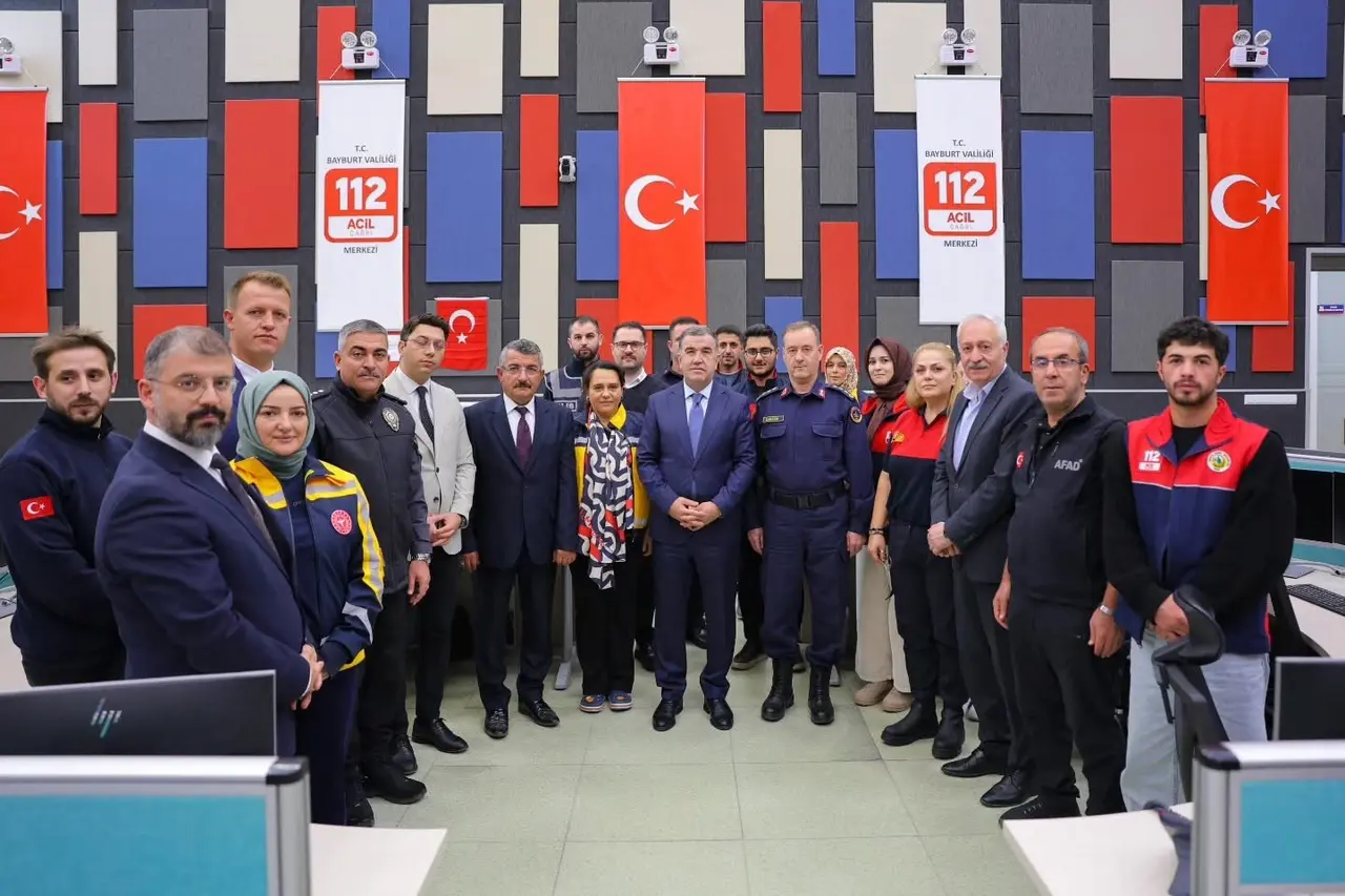 Bayburt’ta 112 Acil Çağrı Merkezi Koordinasyon Toplantısı yapıldı