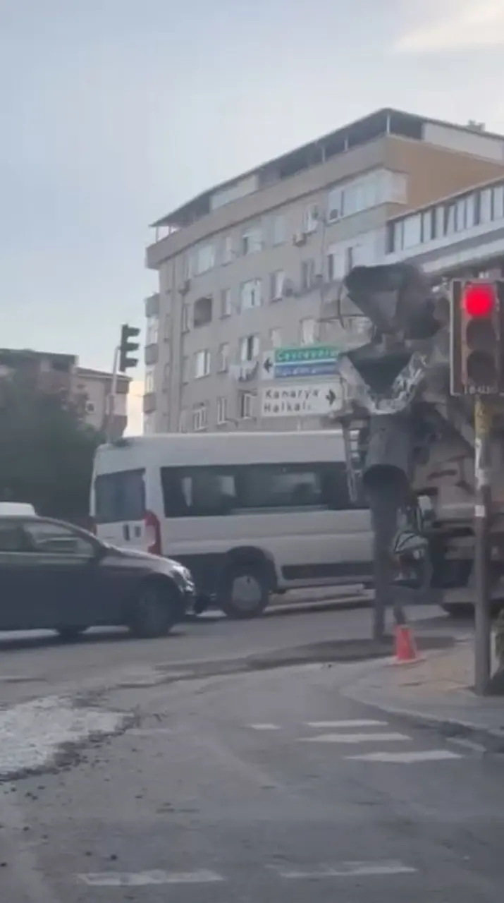 Küçükçekmece’de yola beton sürücüye 109 bin 662 TL idari para cezası