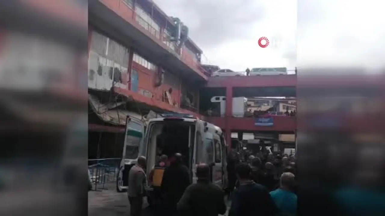 Ümraniye’de sanayi sitesinde balkon çöktü: 3 yaralı