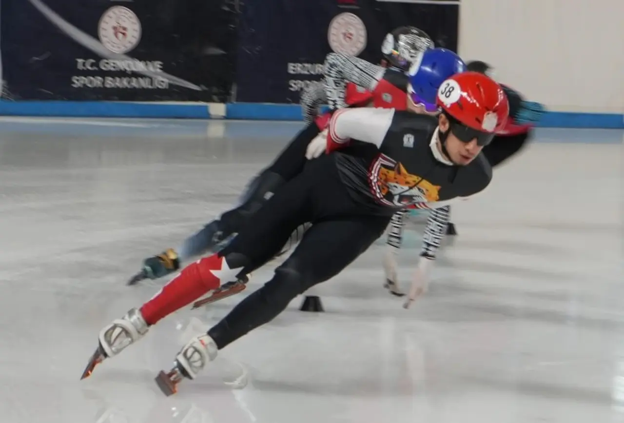 Erzurum’da short track heyecanı başlıyor: 43 kulüpten 217 sporcu pistte