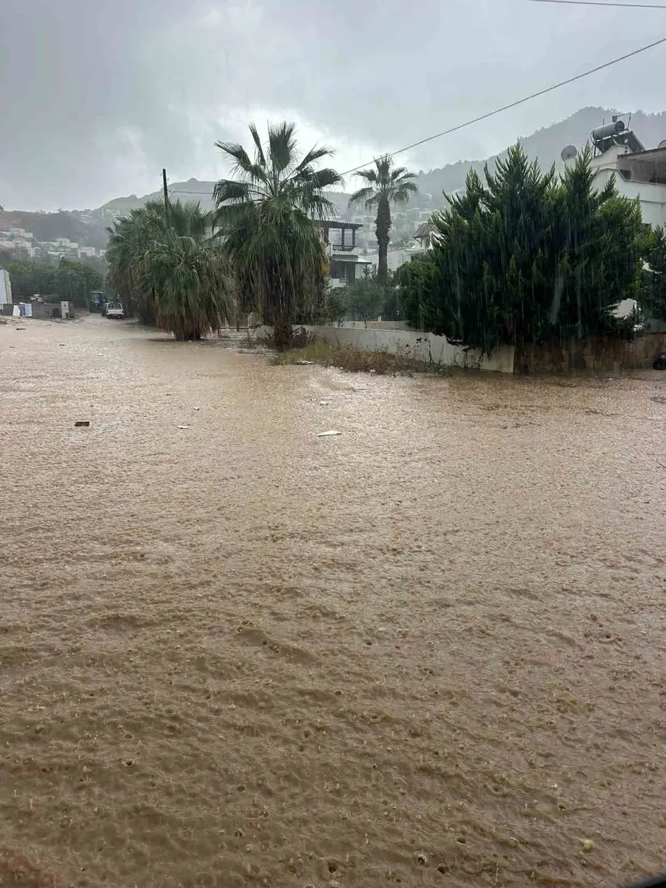 Bodrum’da sağanak alarmı
