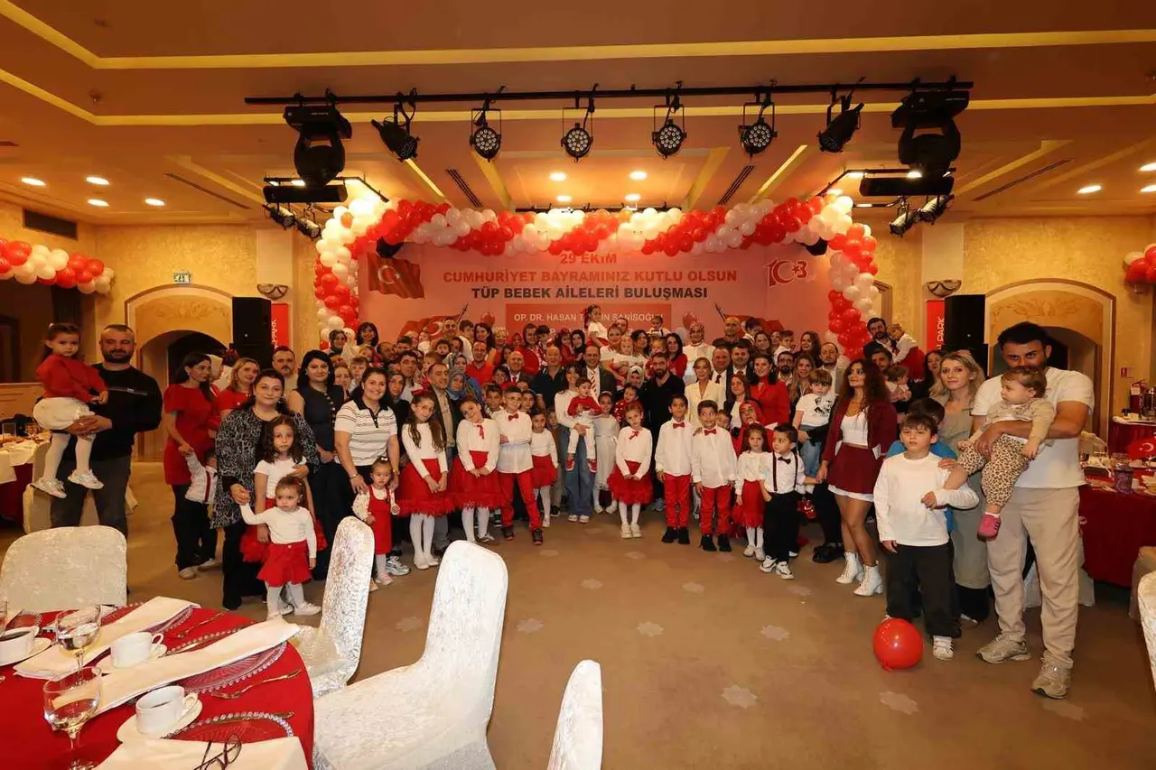 Trabzon’da tüp bebek ailelerinin Cumhuriyet Bayramı buluşması