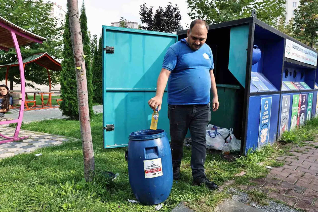 Talas’ta atık yağlar toplanıyor çevre korunuyor