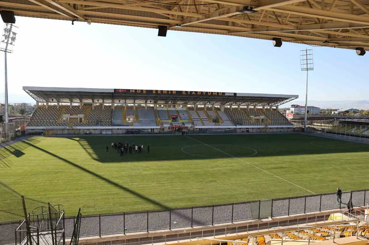Muş Şehir Stadı’na 88 milyon 500 bin TL’lik yatırım