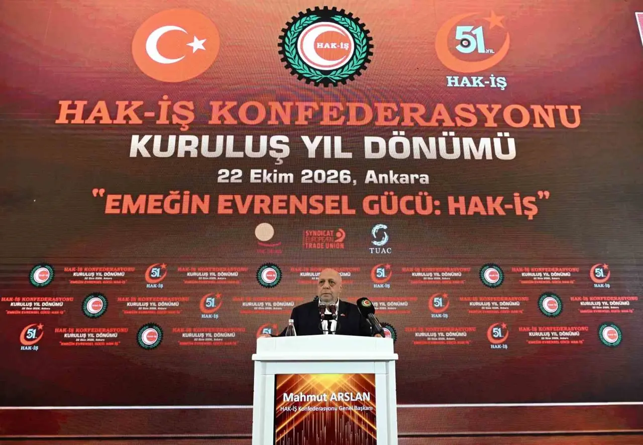 HAK-İŞ, 51. kuruluş yılını "Emeğin Evrensel Gücü: HAK-İŞ" temasıyla kutladı