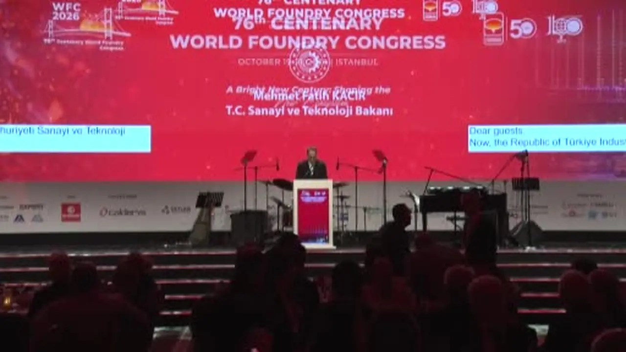 Bakan Kacır: "Türkiye, Avrupa’nın ikinci, dünyanın yedinci büyük döküm üreticisi konumunda"