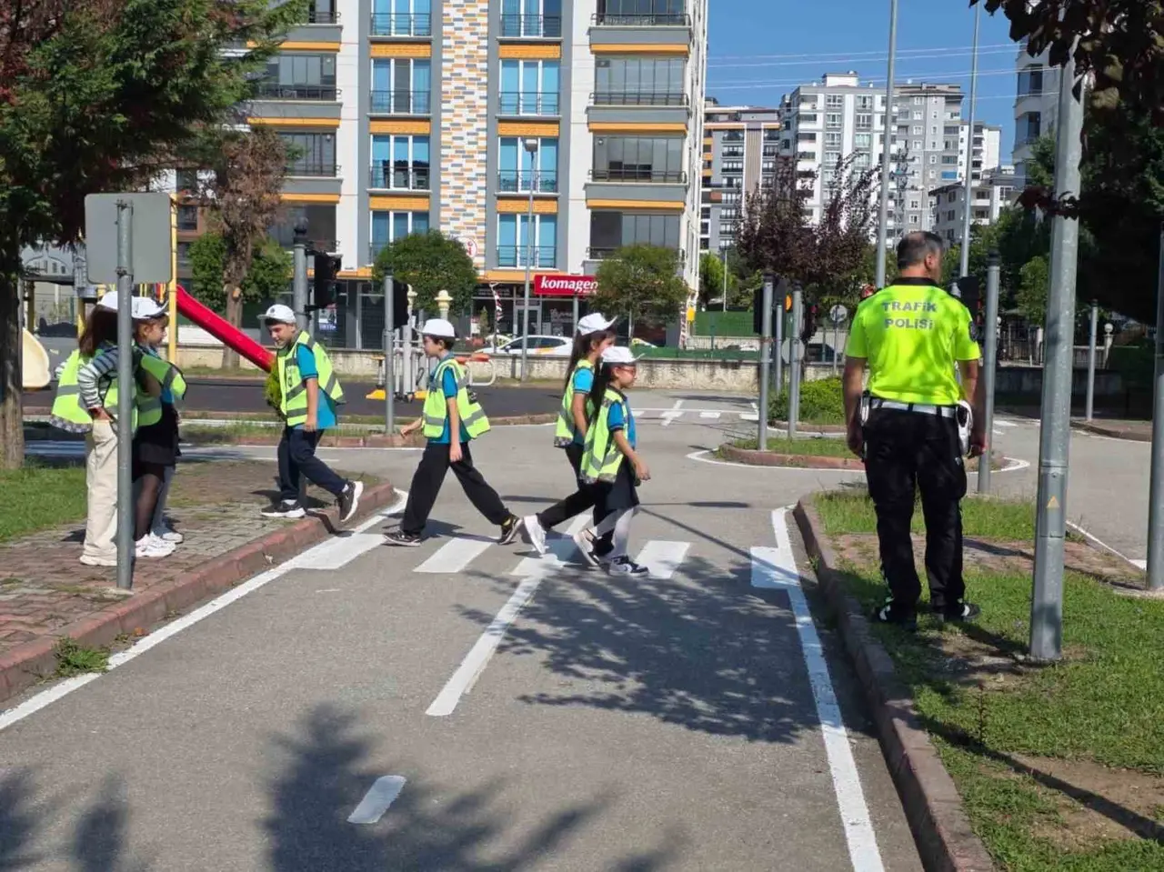 İlkadım’da çocuklar öğreniyor, trafik bilinci gelişiyor