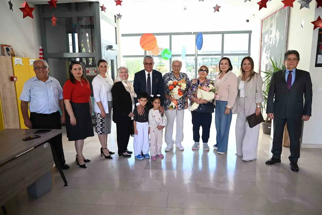 Başkan Topaloğlu hayırsever Akman çiftini ağırladı