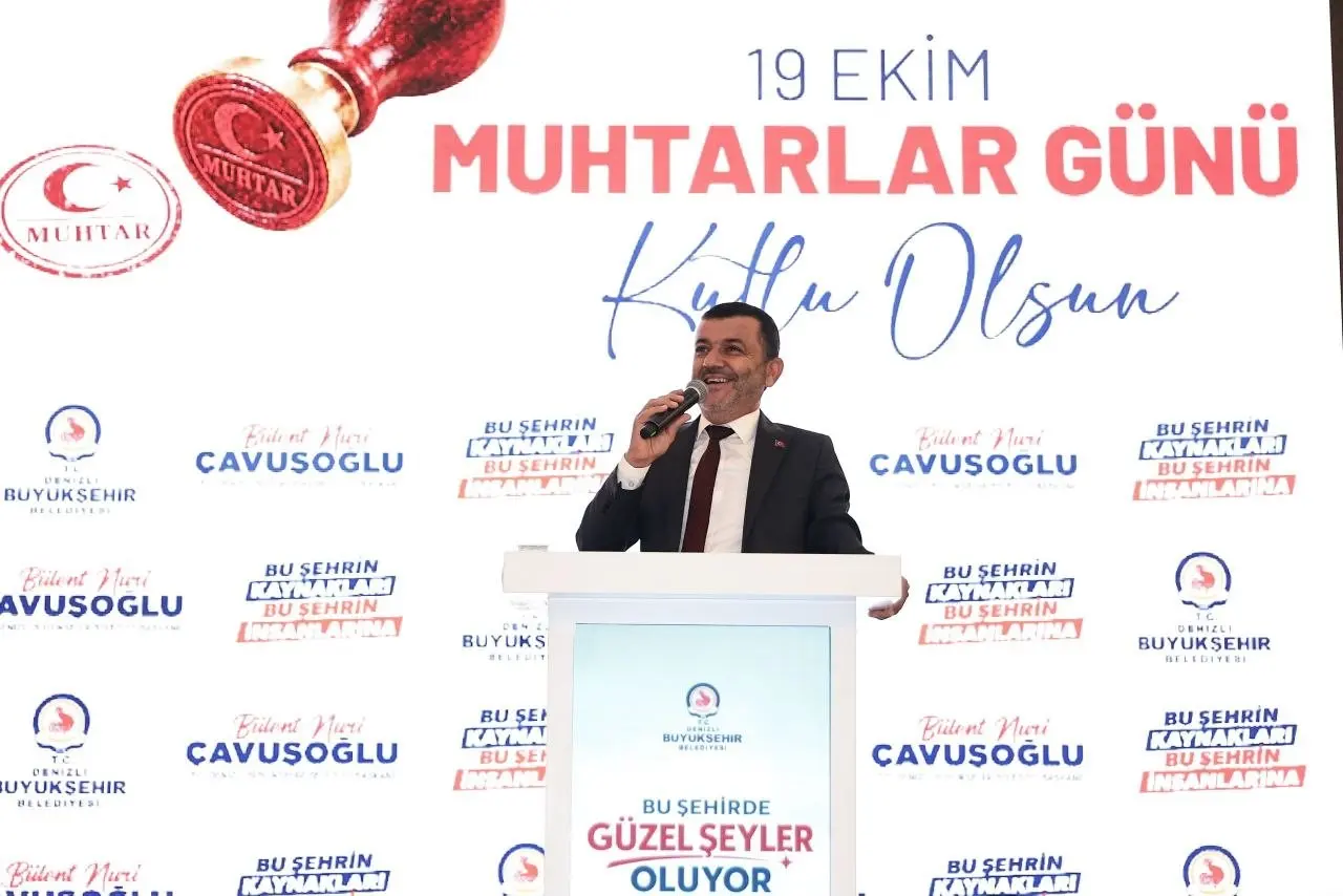 Denizli Büyükşehirden muhtarlarla birlik ve dayanışma buluşması