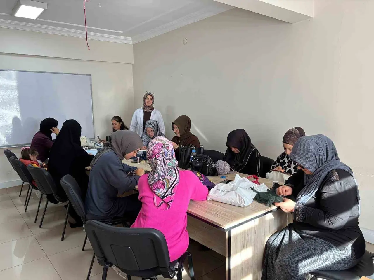 Tercan Halk Eğitim Merkezi’nde 112 kursiyer eğitim alıyor