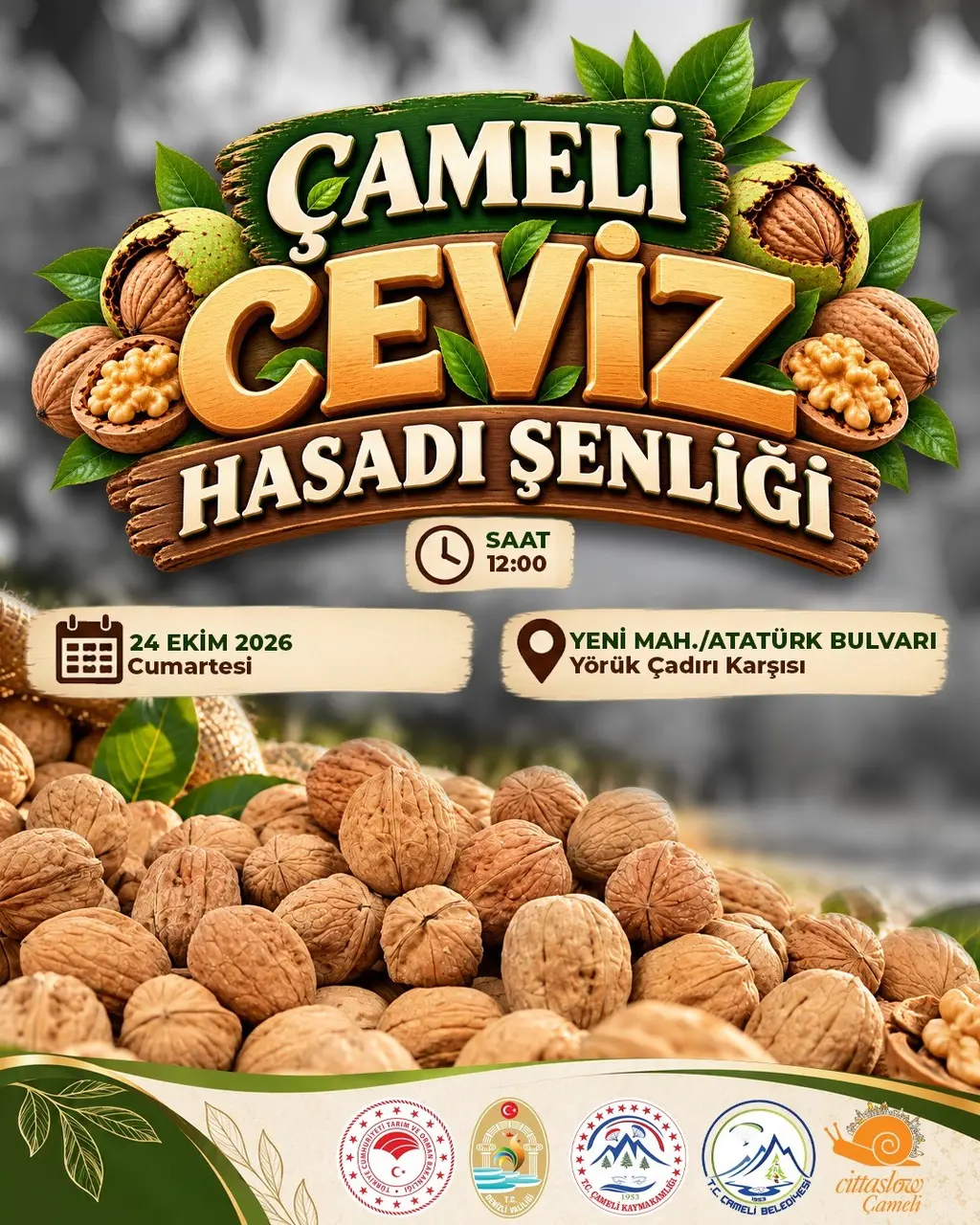 Çameli’de Ceviz Hasat Şenliği coşkusu yaşanacak