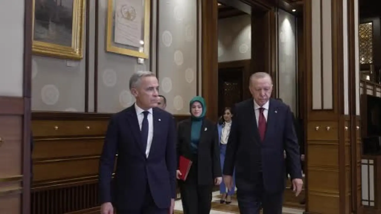 Cumhurbaşkanı Erdoğan, Kanada Başbakan’ı Mark Carney’i törenle karşıladı