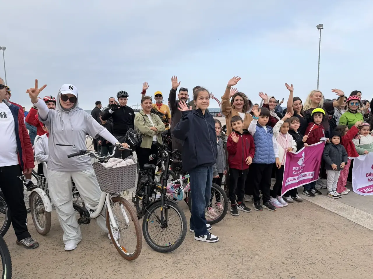 Samsun’da Cumhuriyet Bayramı kutlamaları kapsamında pedal çevrildi