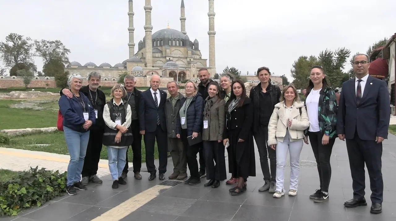 Edirne’de Mimar Sinan’ın şaheseri ressamlara ilham oldu