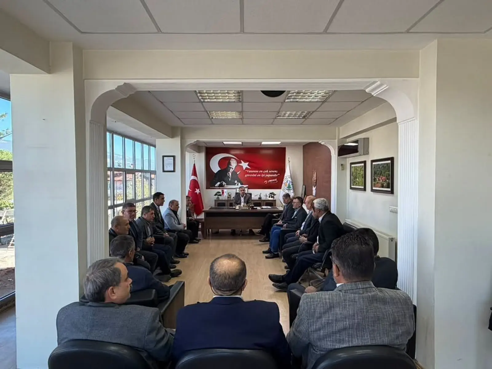 Başkan Pütün muhtarlar ile bir araya geldi