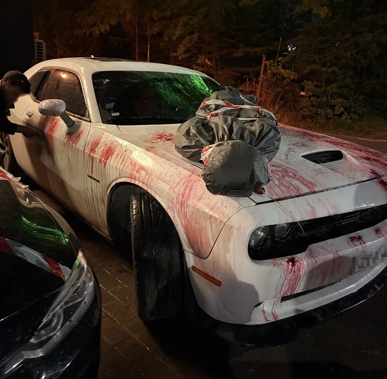 Eskişehir’de ’ceset ve kan lekesi’ görünümlü araç polisi harekete geçirdi