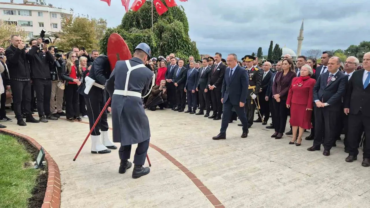 Tekirdağ’da Cumhuriyet Bayramı töreni