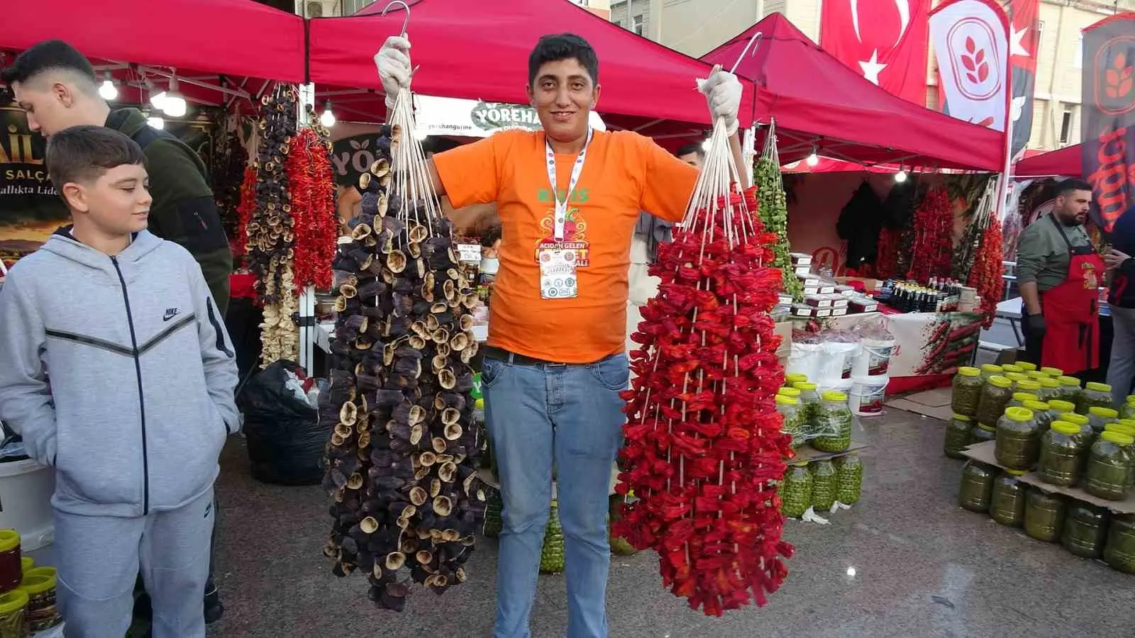 Kilis’te Biber Festivali coşkusu sürüyor