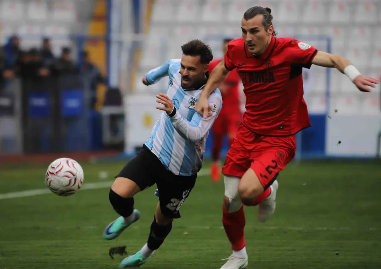 Erzurumspor FK’nın iç sahadaki 3 maçlık galibiyet serisi sona erdi