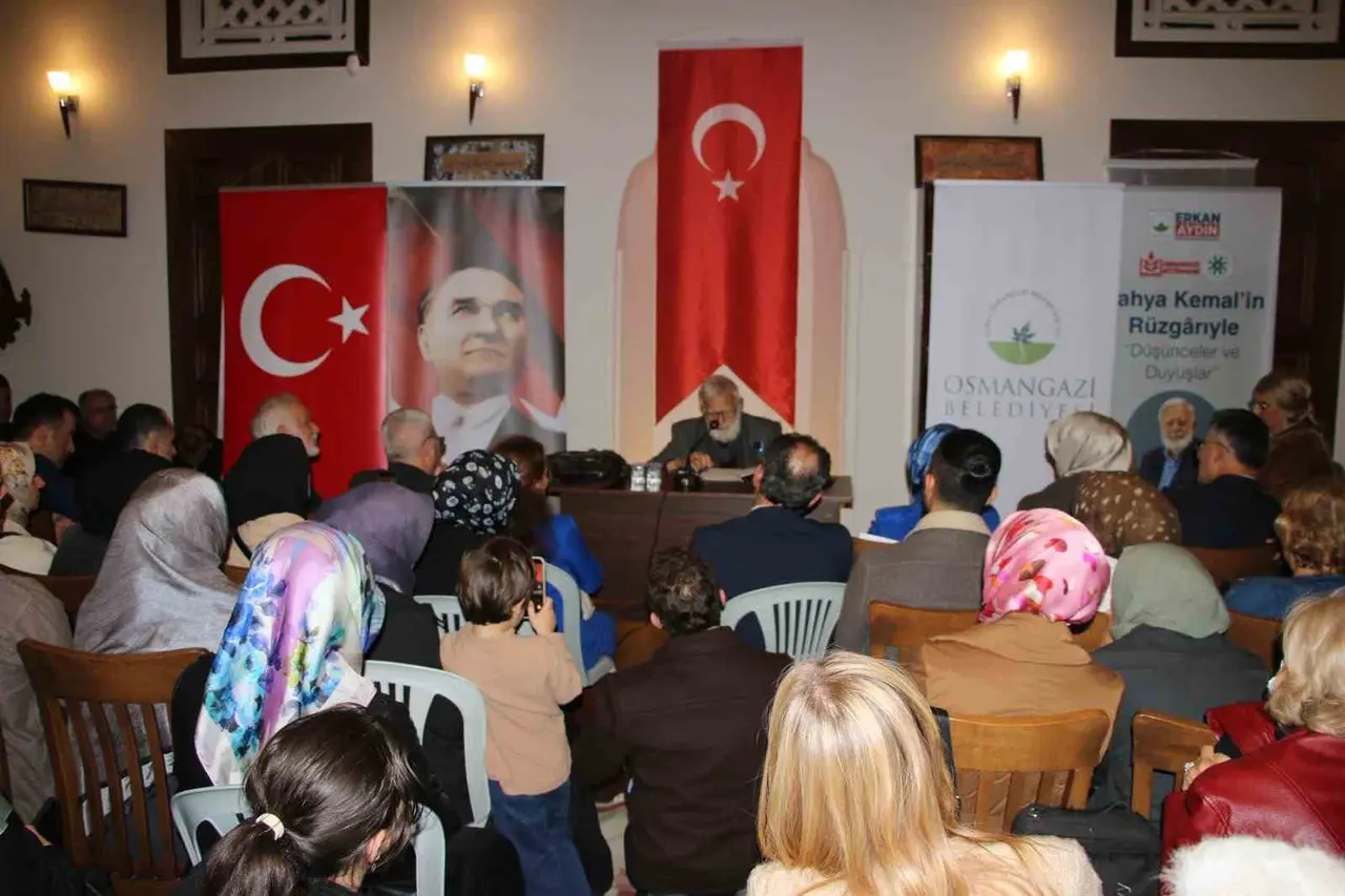Sadettin Ökten, "Yahya Kemal’in Rüzgarıyla Düşünceler ve Duyuşlar" programında konuştu