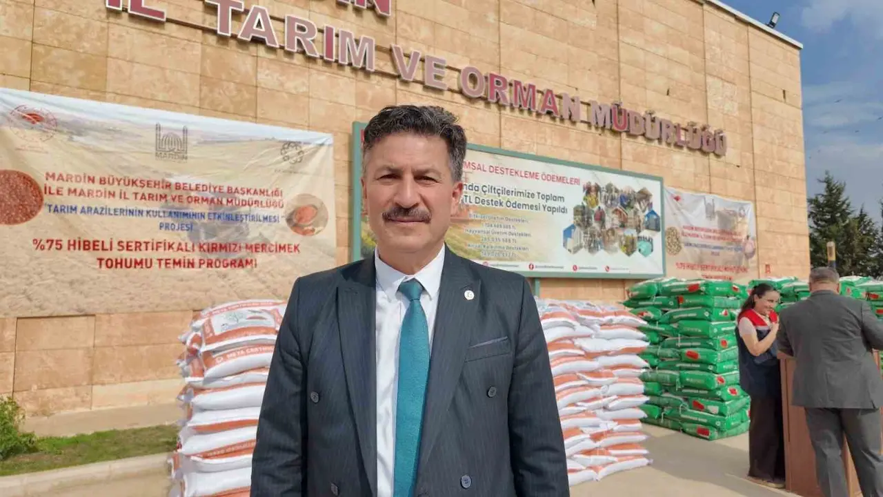 Mardin’de 668 çiftçiye 146 ton tohum desteği