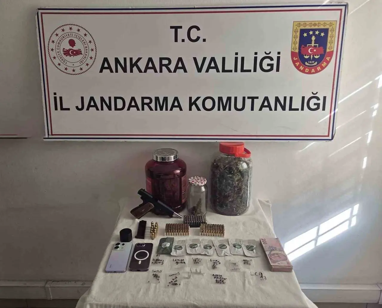 Ankara’da uyuşturucu operasyonu: 1 kilogram metamfetatin ele geçirildi