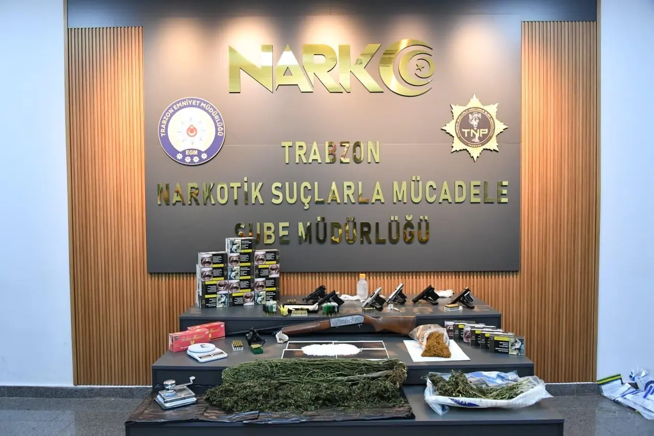 Trabzon’da 5 aylık takip uyuşturucu operasyonu ile sonuçlandı: 45 gözaltı