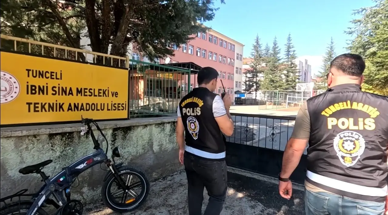 Tunceli’de okul çevrelerinde güvenlik çemberi: 4 bin 242 kişi sorgulandı