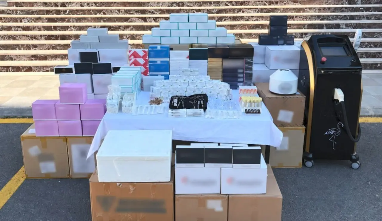 Mersin’de 10 milyonluk kaçak dolgu ve estetik malzemesi operasyonu: 2 gözaltı