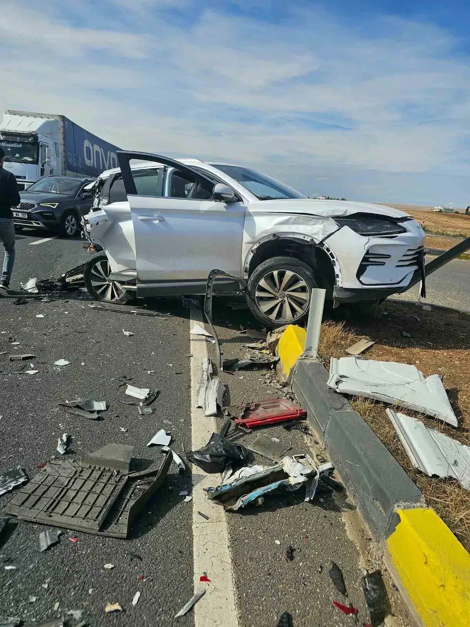 Mardin’de zincirleme trafik kazası: 5 yaralı