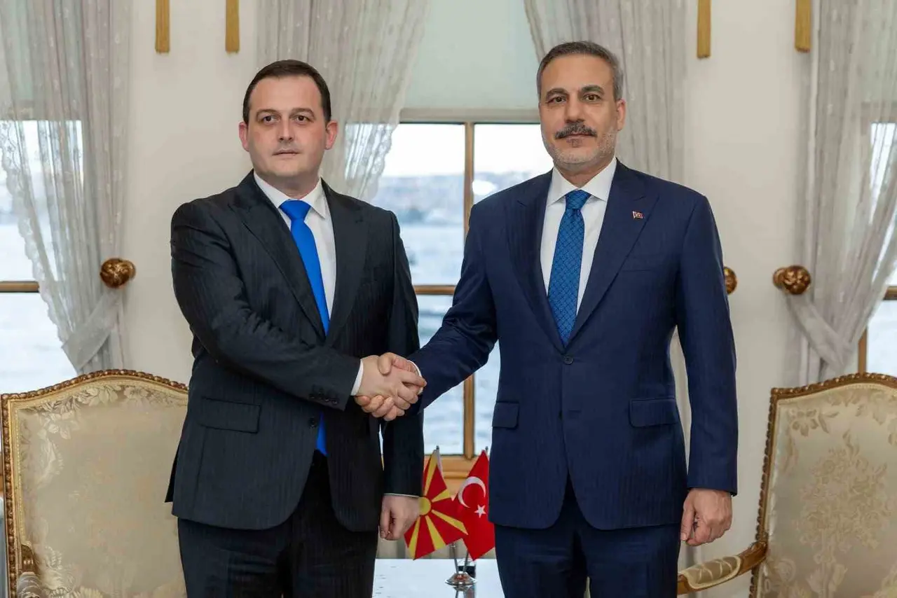 Dışişleri Bakanı Fidan, Kuzey Makedonya Devlet Bakanı Zeynula’yı kabul etti