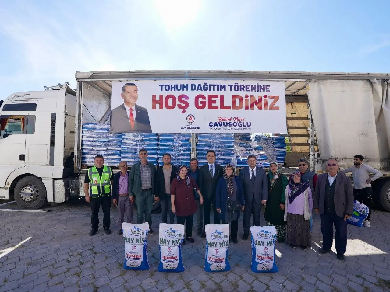 19 ilçede 2065 üreticiye 170 ton tohum desteği sağlandı