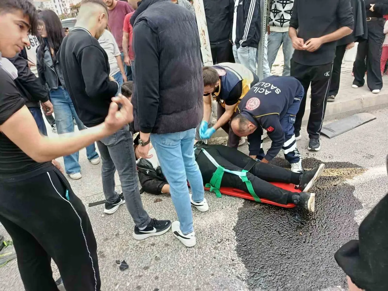 Malatya’da motosiklet ile otomobil çarpıştı: 1 ağır yaralı