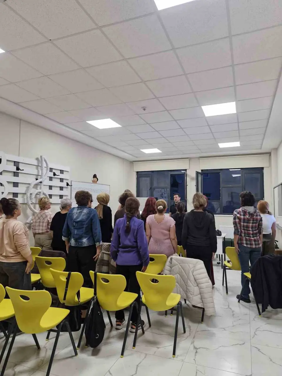 Kursiyerlere fiziksel aktivite eğitimi