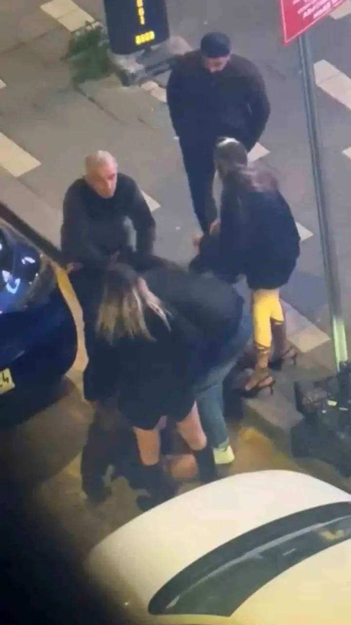 Bolu’da kadınların kavgası kamerada