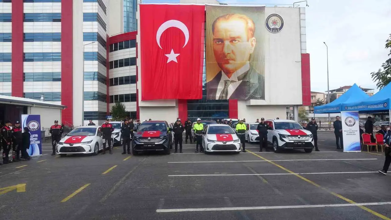 Malatya’da Emniyet Teşkilatı’nın araç filosu güçlendirildi