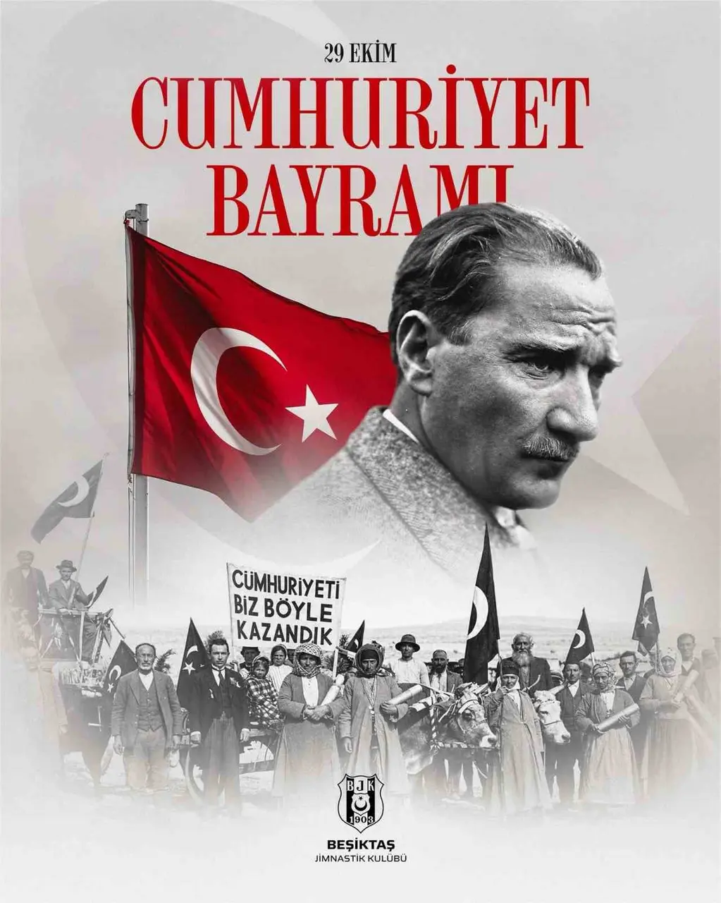 Spor camiasından 29 Ekim Cumhuriyet Bayramı mesajları
