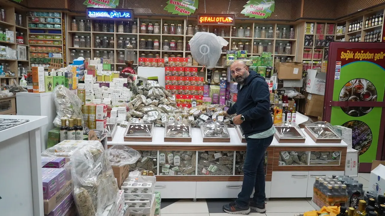 Muş’ta havalar soğudu, aktarlarda yoğunluk arttı