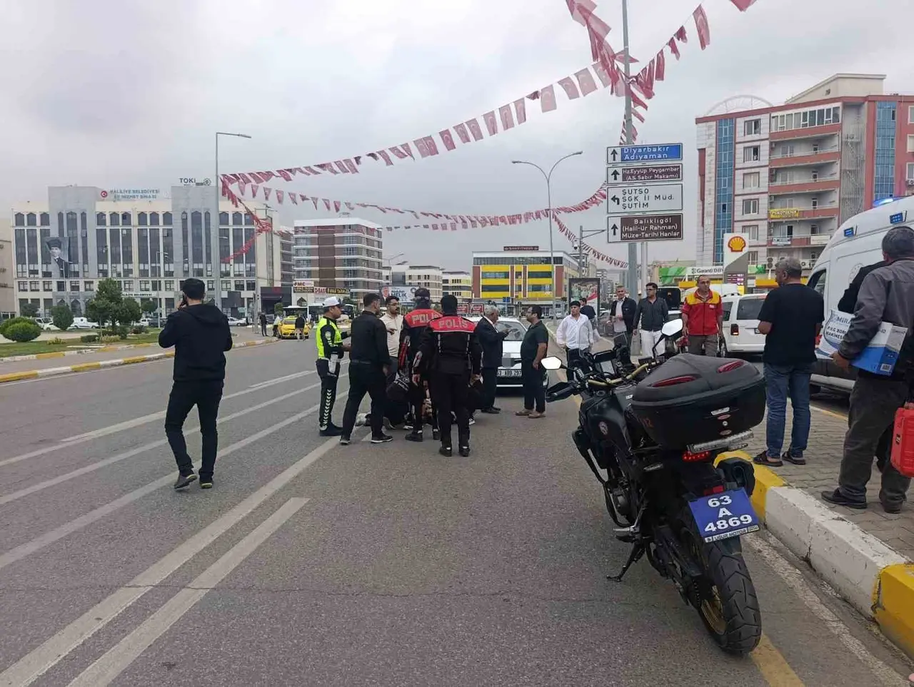 Şanlıurfa’da otomobilin çarptığı çocuk yaralandı