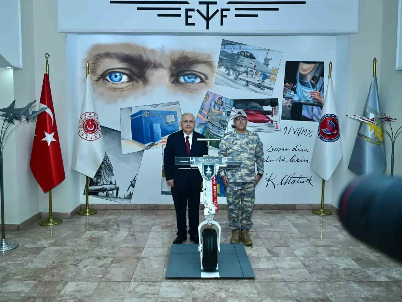Eskişehir ​1’inci Hava Bakım Fabrika Müdürlüğünün 100’üncü yılına özel ziyaret