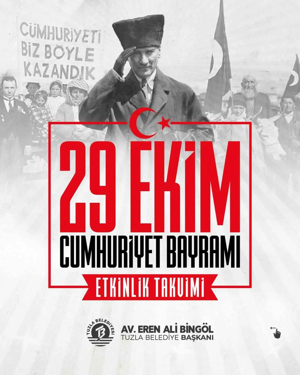 Tuzla’da Cumhuriyet Bayramı coşkusu Edis konseriyle taçlanacak