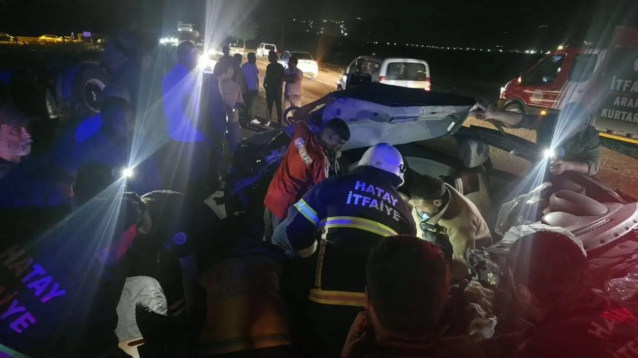 Hassa’da trafik kazası: 3 yaralı
