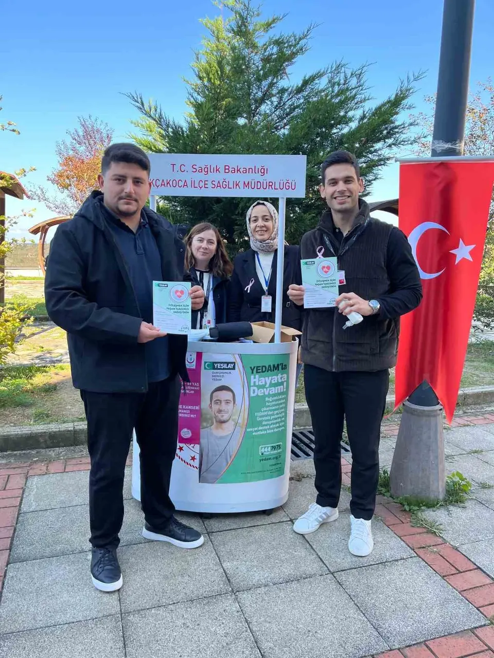 Spor şenliğinde sağlık farkındalığı