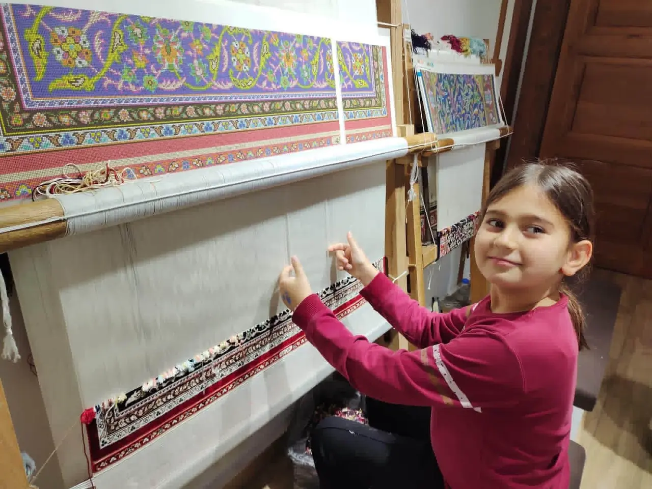İlkokul öğrencileri Hereke halısının tarihini öğrendi