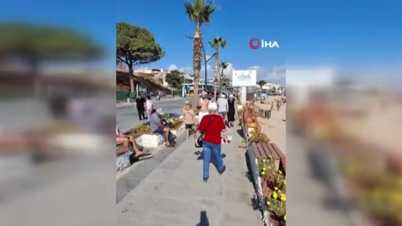 Didim’de ekim ayının son günlerinde deniz keyfi sürüyor